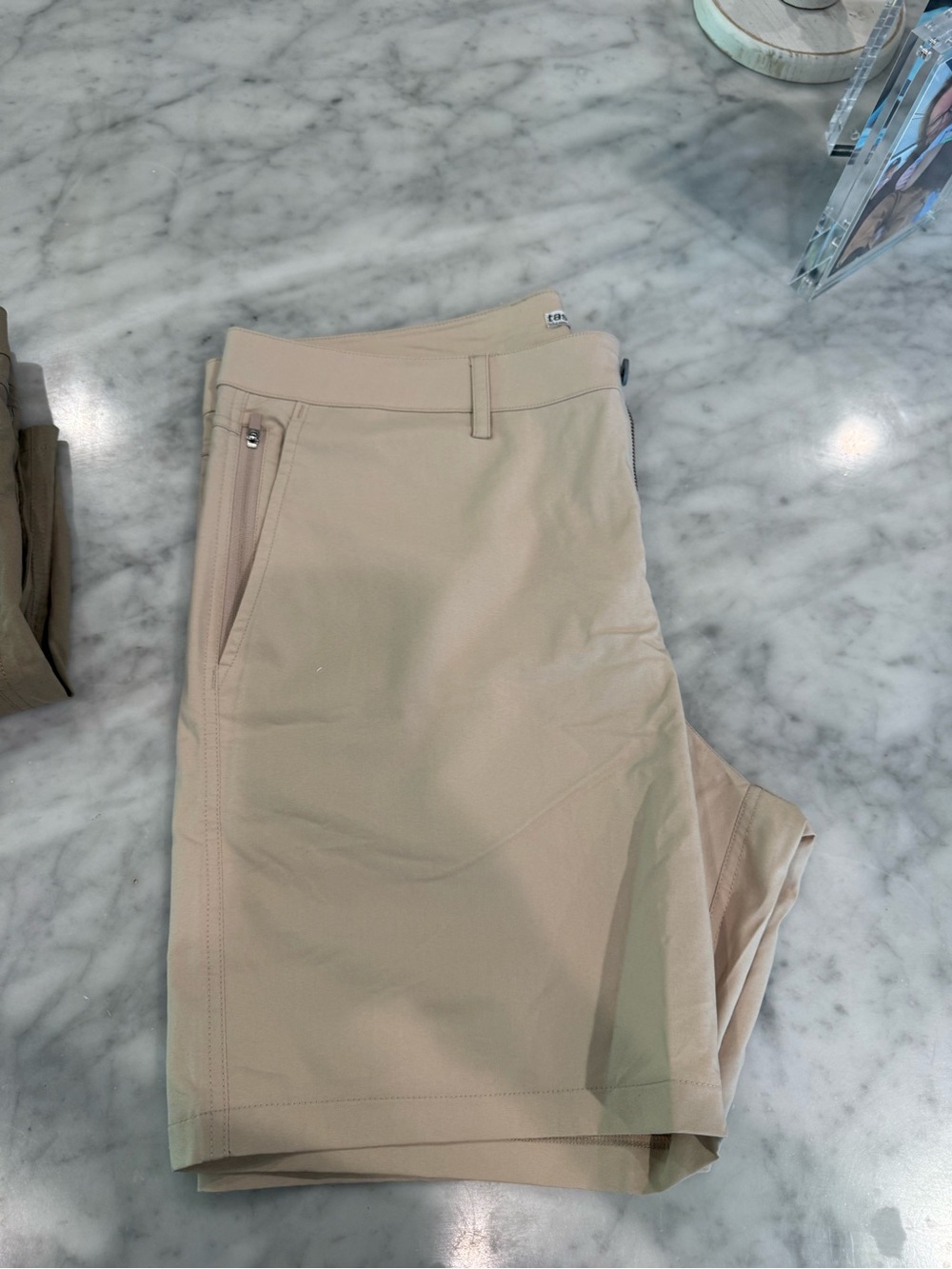 Men's Stretch Performance Shorts — Khaki